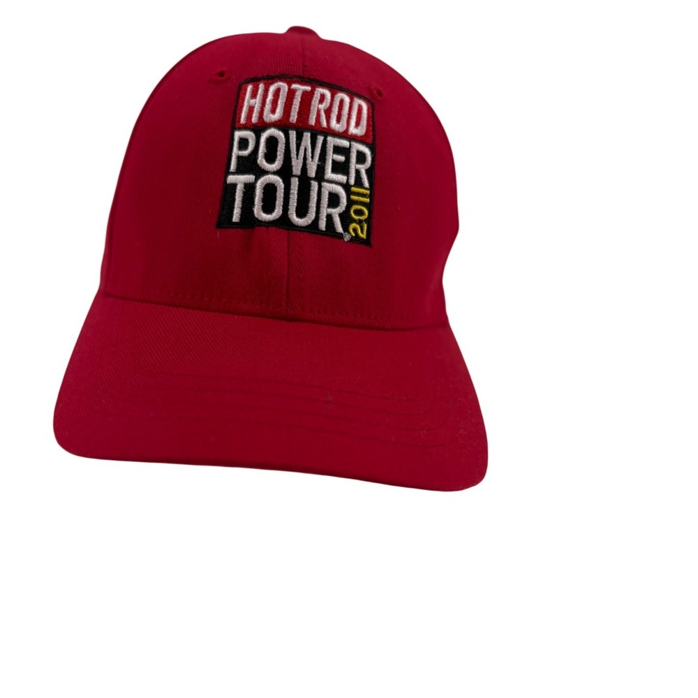 Flexfit Hot Rod Power‎ Tour 2011 Hat Youth Red Cap Racing Kids